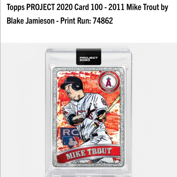 TOPPS 2020 PROJECT- MIKE TROUT - Picture 2 of 13